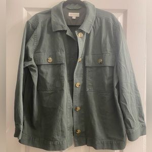 Free Assembly dark green thick jacket